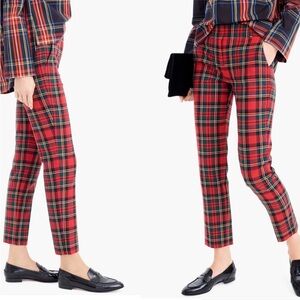 J. Crew CAMERON plaid wool pants 6T tall
